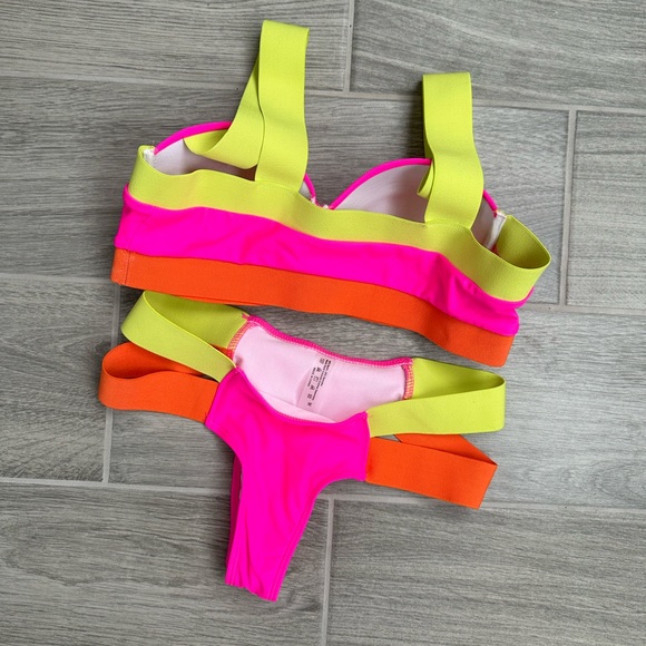 Neon Colors Bikini - Picture 2 of 3